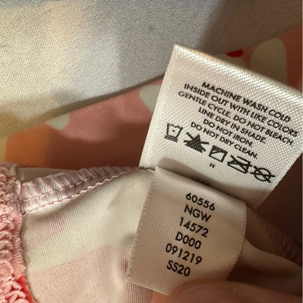 Hanna‎ Anderson Sunblock Rash Guard Happy Pink Daisies 6-12 mos 70cm
